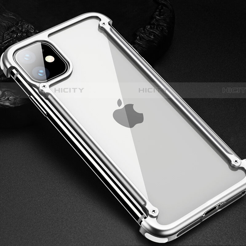Custodia Lusso Alluminio Laterale Cover T01 per Apple iPhone 11