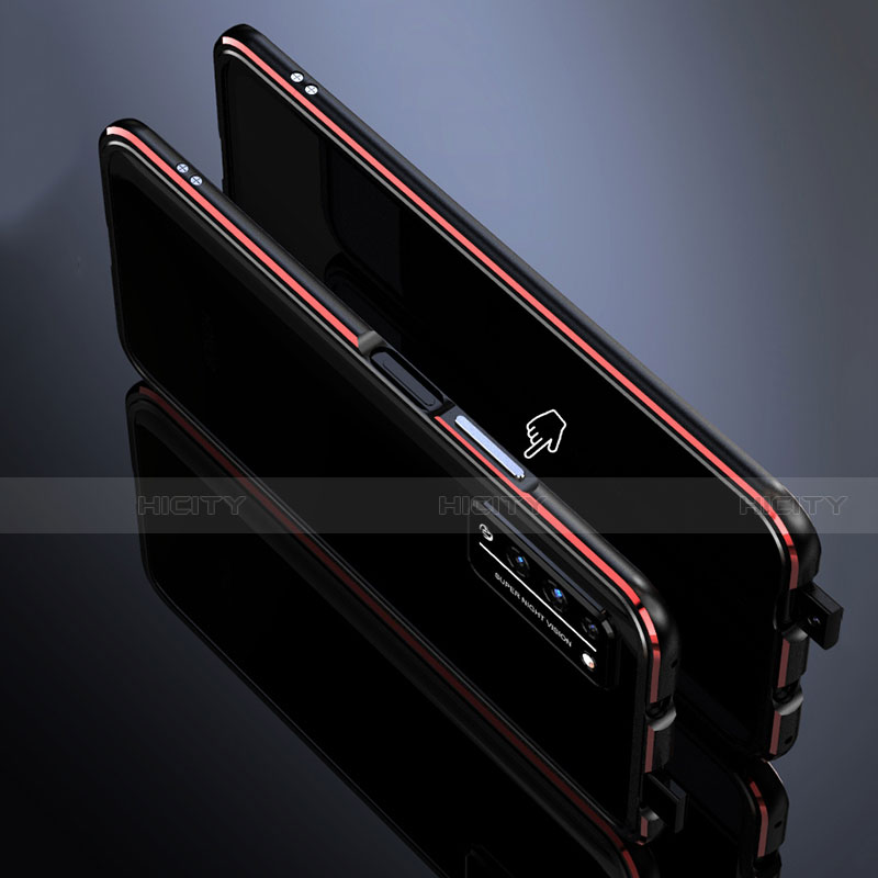 Custodia Lusso Alluminio Laterale Cover T01 per Huawei Honor X10 5G