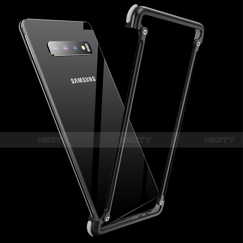 Custodia Lusso Alluminio Laterale Cover T01 per Samsung Galaxy S10 Plus
