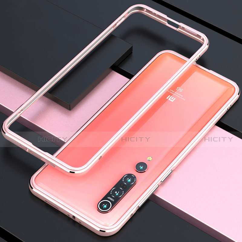 Custodia Lusso Alluminio Laterale Cover T01 per Xiaomi Mi 10 Pro