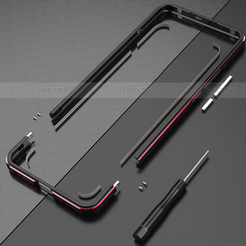 Custodia Lusso Alluminio Laterale Cover T01 per Xiaomi Mi 11 Lite 4G