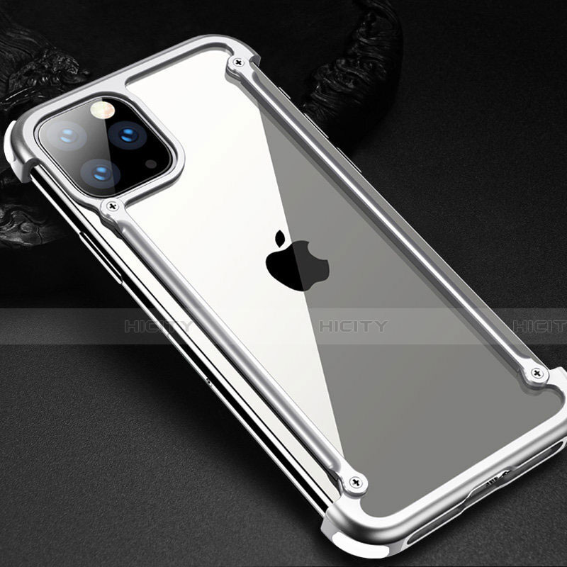 Custodia Lusso Alluminio Laterale Cover T02 per Apple iPhone 11 Pro
