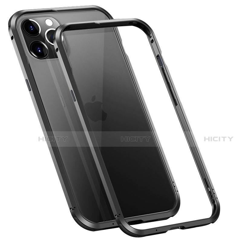 Custodia Lusso Alluminio Laterale Cover T02 per Apple iPhone 12 Pro