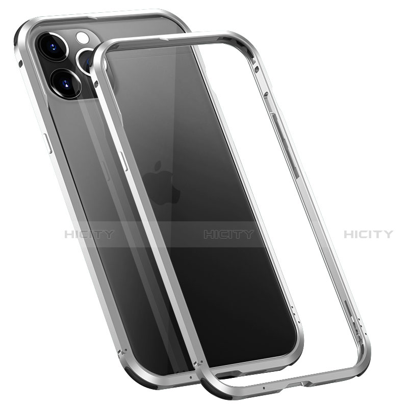 Custodia Lusso Alluminio Laterale Cover T02 per Apple iPhone 12 Pro Max