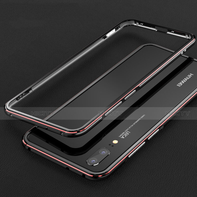 Custodia Lusso Alluminio Laterale Cover T02 per Huawei P20 Pro