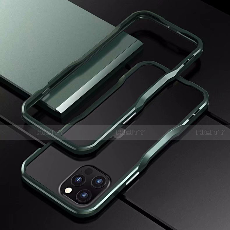 Custodia Lusso Alluminio Laterale Cover T03 per Apple iPhone 12 Pro