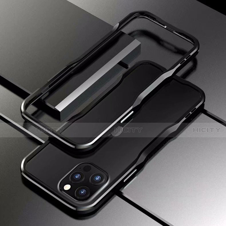 Custodia Lusso Alluminio Laterale Cover T03 per Apple iPhone 12 Pro Max