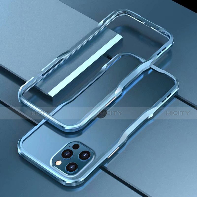 Custodia Lusso Alluminio Laterale Cover T03 per Apple iPhone 12 Pro Max