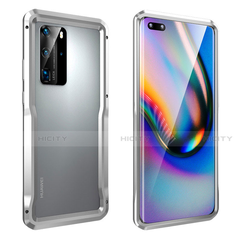 Custodia Lusso Alluminio Laterale Cover T03 per Huawei P40 Pro