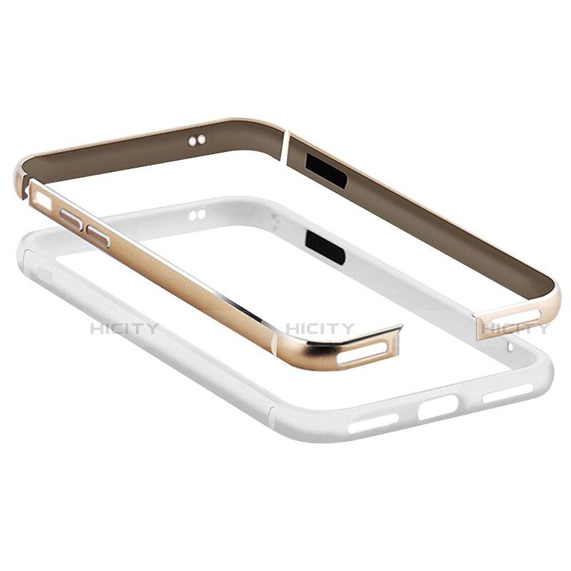 Custodia Lusso Alluminio Laterale per Apple iPhone SE3 2022 Oro