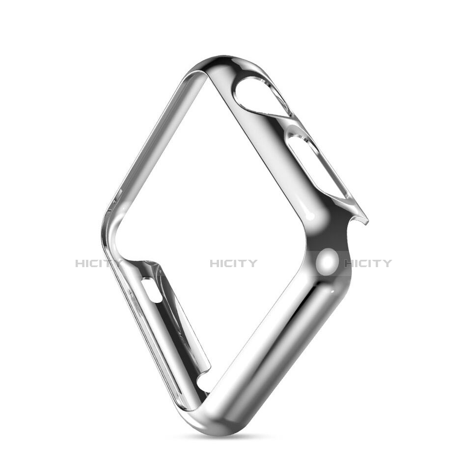 Custodia Lusso Alluminio Laterale per Apple iWatch 3 38mm Argento