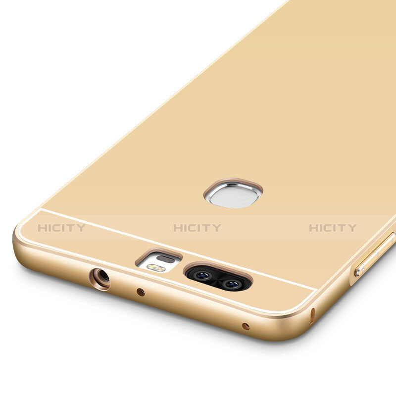 Custodia Lusso Alluminio Laterale per Huawei Honor V8 Oro