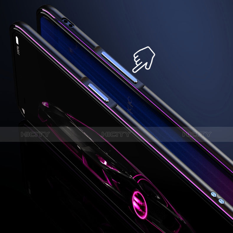 Custodia Lusso Alluminio Laterale per Oppo RX17 Neo