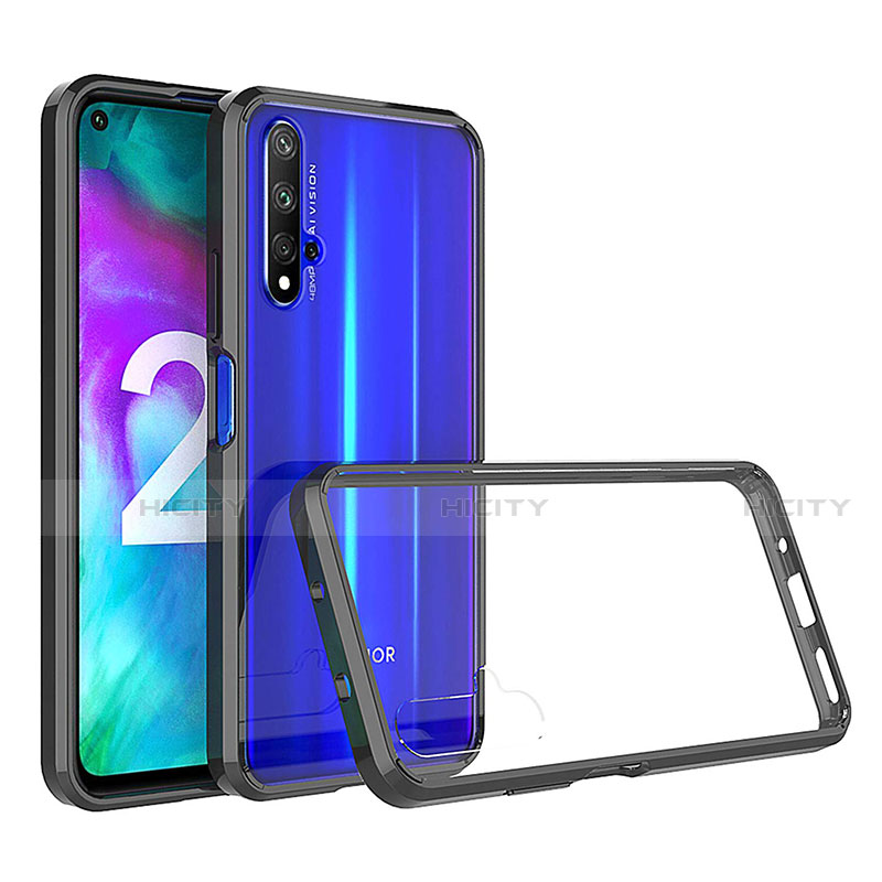 Custodia Lusso Alluminio Laterale Specchio 360 Gradi Cover K01 per Huawei Nova 5T Nero