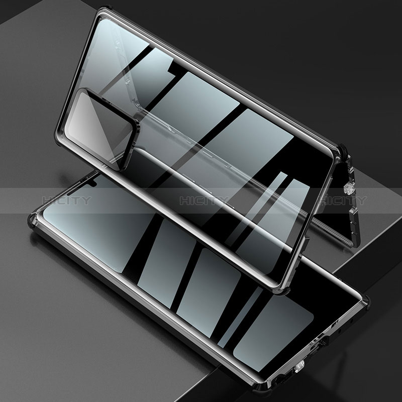 Custodia Lusso Alluminio Laterale Specchio 360 Gradi Cover LK2 per Samsung Galaxy Note 20 Ultra 5G