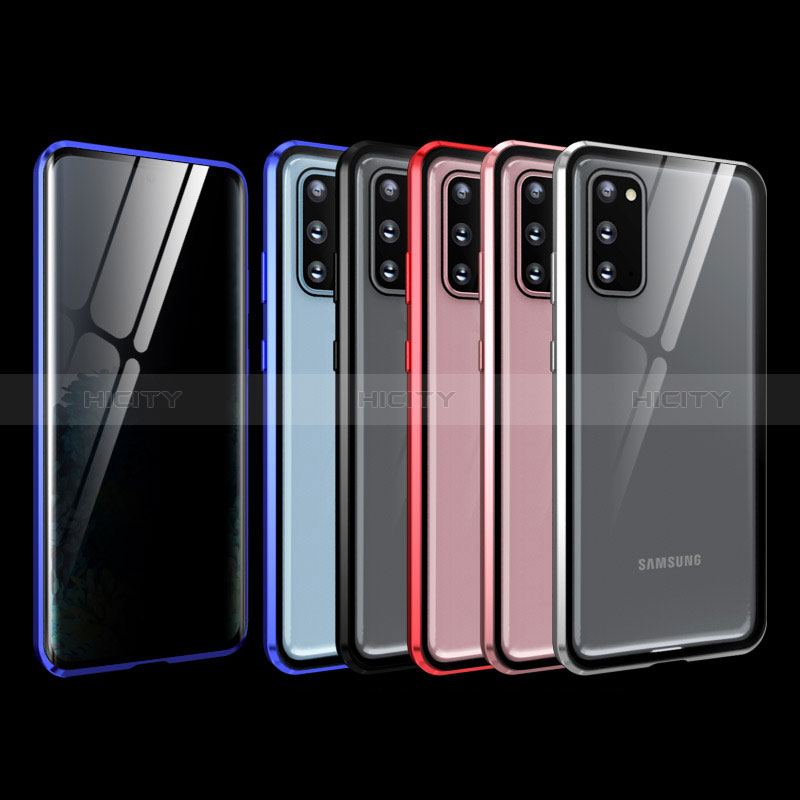 Custodia Lusso Alluminio Laterale Specchio 360 Gradi Cover LK2 per Samsung Galaxy S20