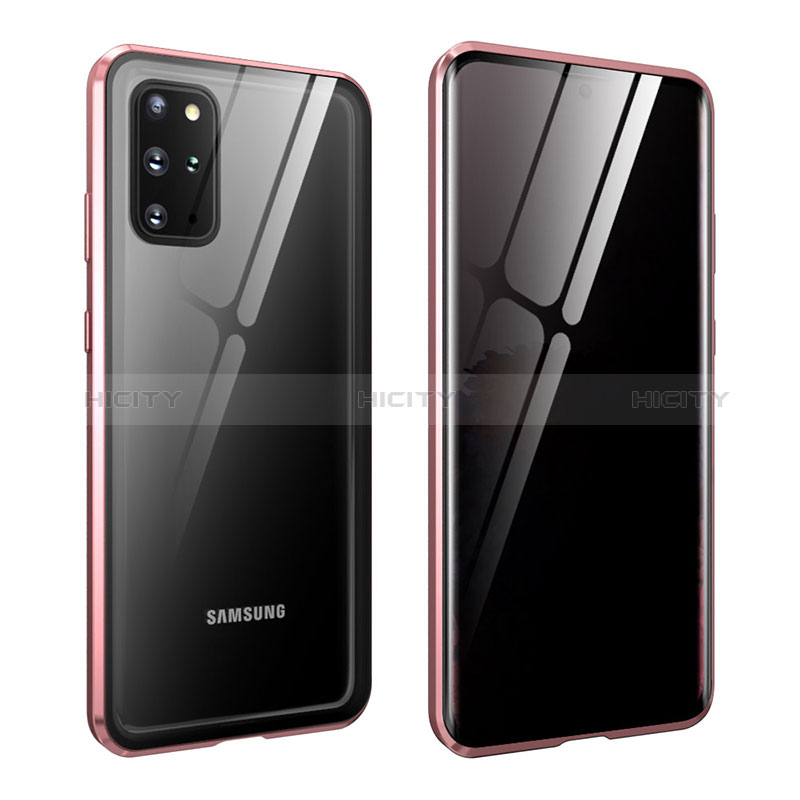 Custodia Lusso Alluminio Laterale Specchio 360 Gradi Cover LK2 per Samsung Galaxy S20 Plus 5G
