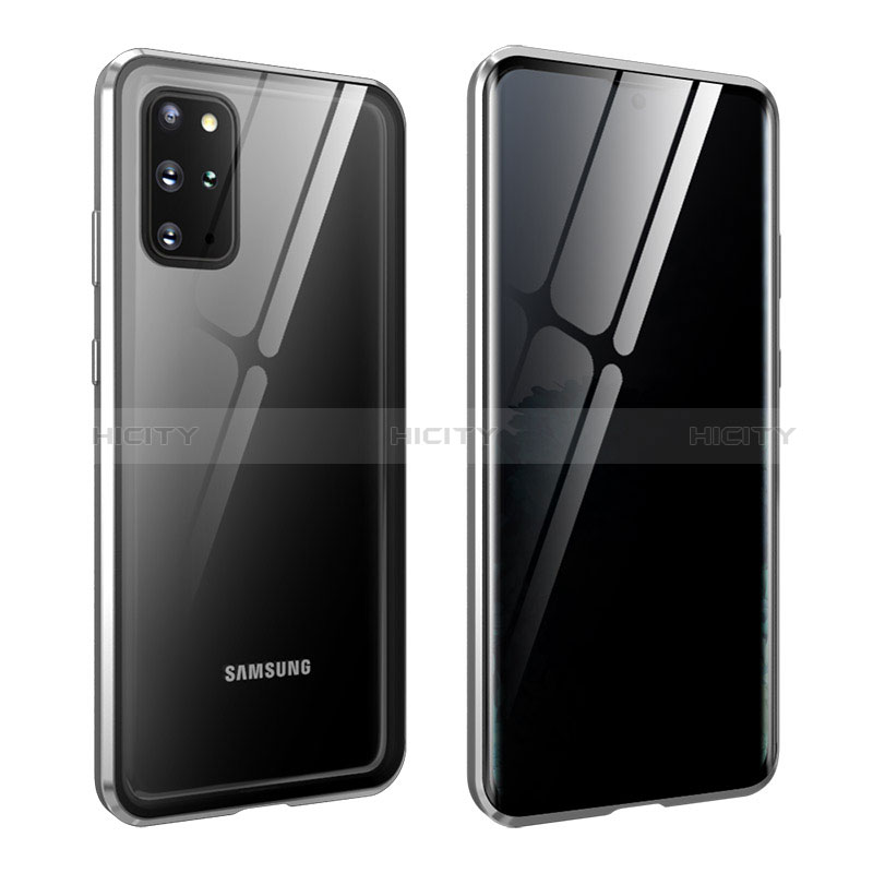 Custodia Lusso Alluminio Laterale Specchio 360 Gradi Cover LK2 per Samsung Galaxy S20 Plus 5G