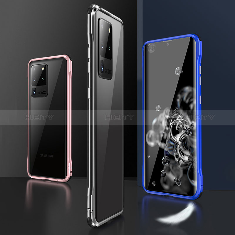 Custodia Lusso Alluminio Laterale Specchio 360 Gradi Cover LK3 per Samsung Galaxy S20 Plus 5G
