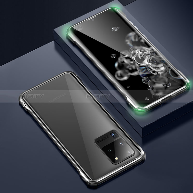 Custodia Lusso Alluminio Laterale Specchio 360 Gradi Cover LK3 per Samsung Galaxy S20 Plus 5G