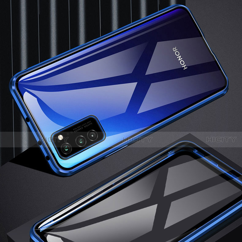 Custodia Lusso Alluminio Laterale Specchio 360 Gradi Cover M01 per Huawei Honor V30 Pro 5G