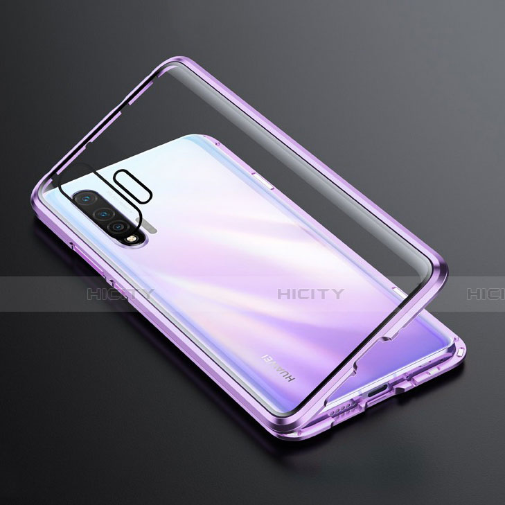 Custodia Lusso Alluminio Laterale Specchio 360 Gradi Cover M01 per Huawei Nova 6 5G