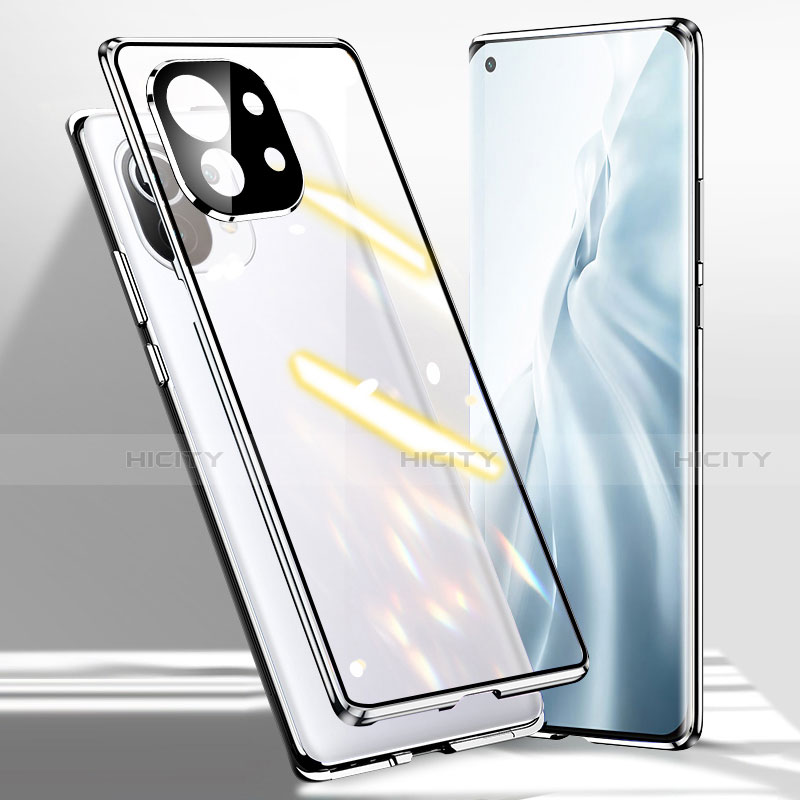 Custodia Lusso Alluminio Laterale Specchio 360 Gradi Cover M01 per Xiaomi Mi 11 Lite 5G NE