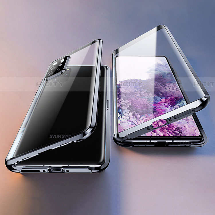 Custodia Lusso Alluminio Laterale Specchio 360 Gradi Cover M02 per Samsung Galaxy S22 Ultra 5G