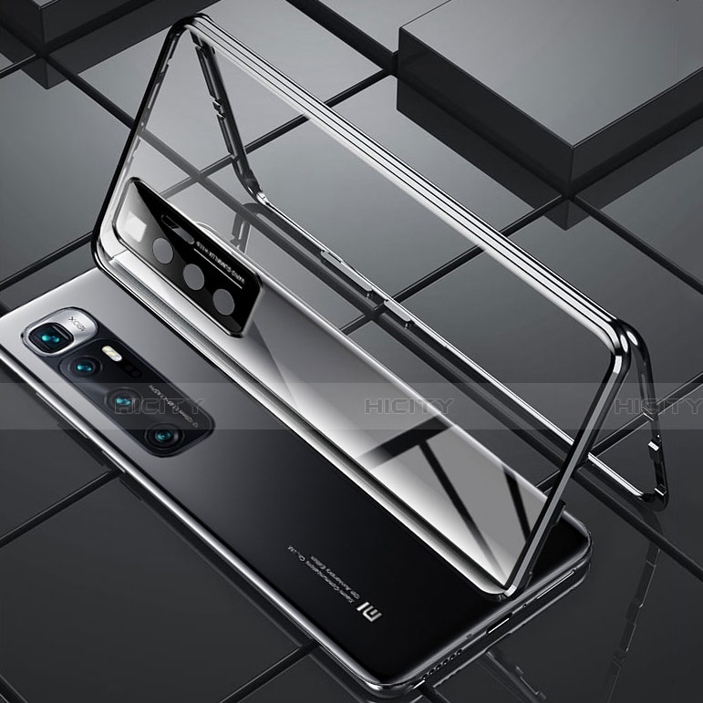 Custodia Lusso Alluminio Laterale Specchio 360 Gradi Cover M02 per Xiaomi Mi 10 Ultra
