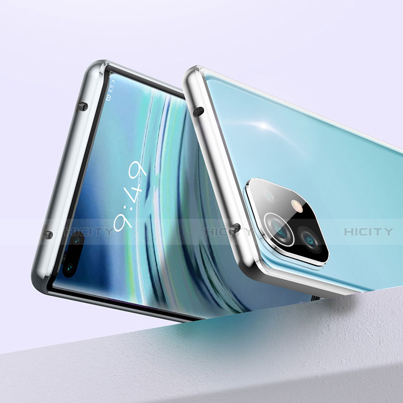 Custodia Lusso Alluminio Laterale Specchio 360 Gradi Cover M02 per Xiaomi Mi 11 Lite 4G