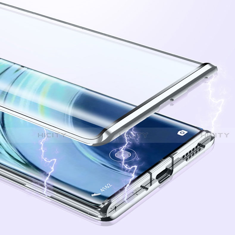 Custodia Lusso Alluminio Laterale Specchio 360 Gradi Cover M02 per Xiaomi Mi 11 Lite 4G