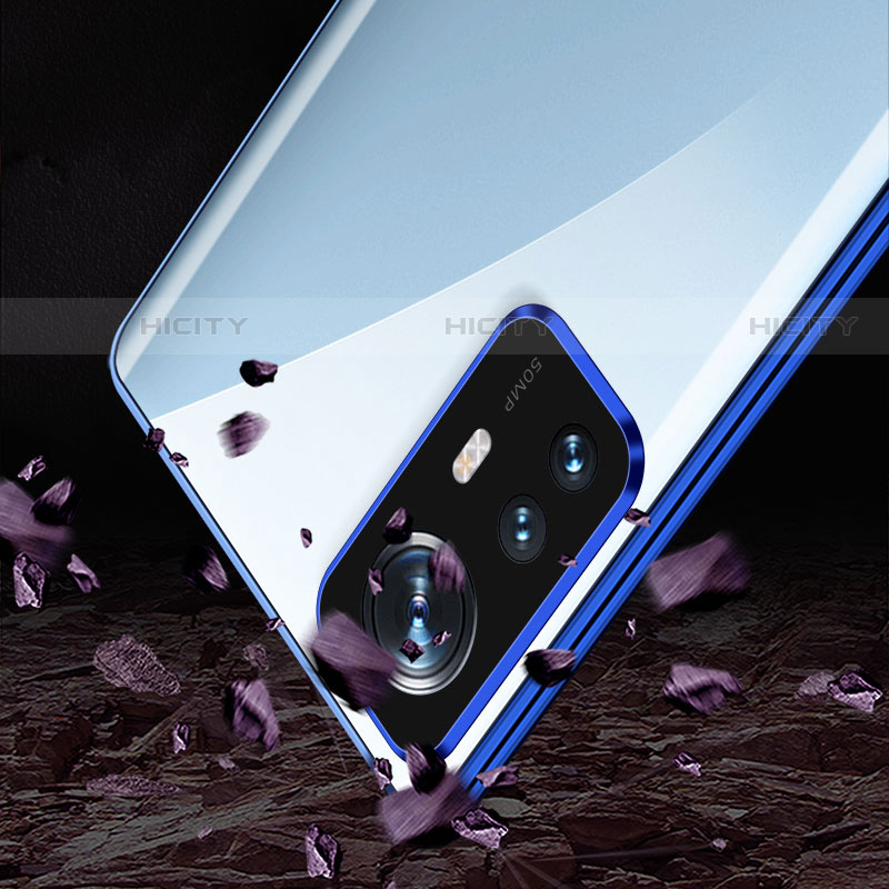 Custodia Lusso Alluminio Laterale Specchio 360 Gradi Cover M02 per Xiaomi Mi 12 Pro 5G