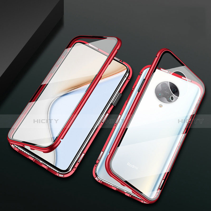 Custodia Lusso Alluminio Laterale Specchio 360 Gradi Cover M02 per Xiaomi Redmi K30 Pro Zoom