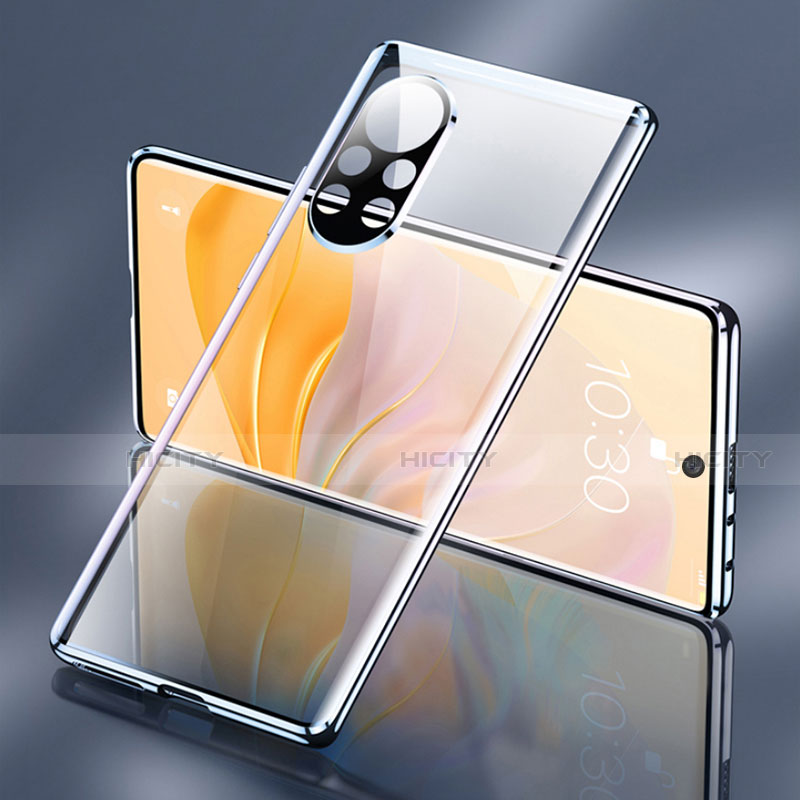 Custodia Lusso Alluminio Laterale Specchio 360 Gradi Cover M03 per Huawei Nova 8 5G
