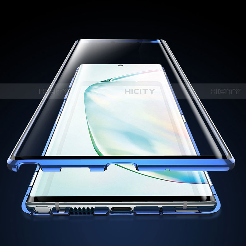Custodia Lusso Alluminio Laterale Specchio 360 Gradi Cover M03 per Samsung Galaxy Note 10 5G