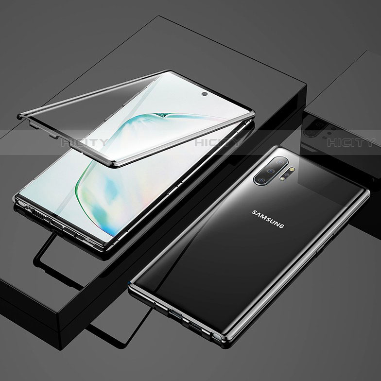Custodia Lusso Alluminio Laterale Specchio 360 Gradi Cover M03 per Samsung Galaxy Note 10 Plus 5G