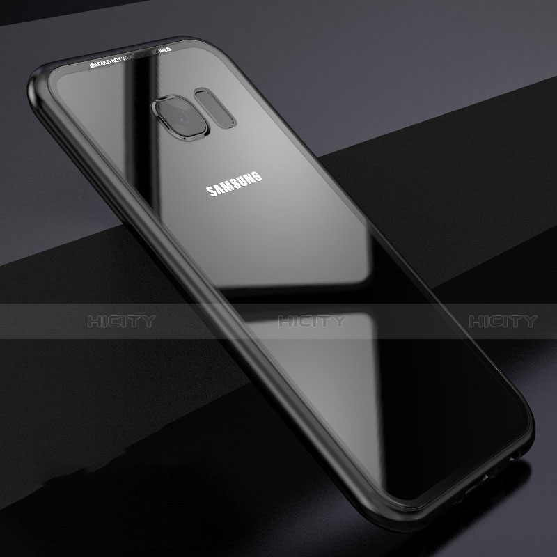 Custodia Lusso Alluminio Laterale Specchio 360 Gradi Cover M03 per Samsung Galaxy S8