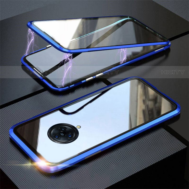 Custodia Lusso Alluminio Laterale Specchio 360 Gradi Cover M03 per Vivo Nex 3