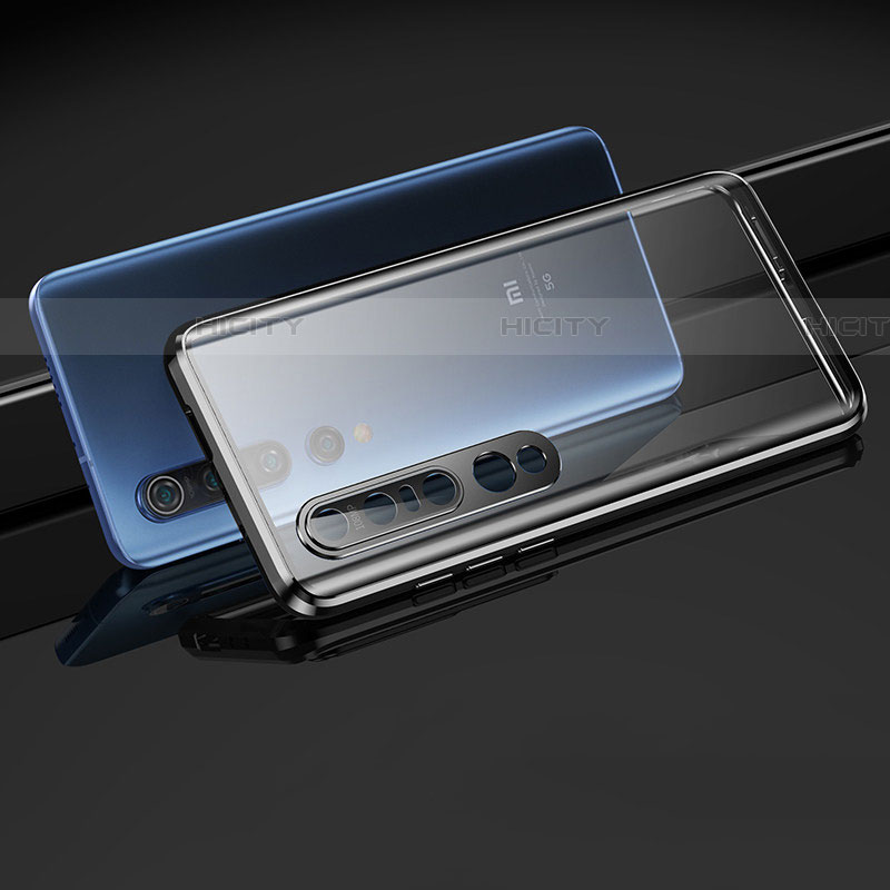 Custodia Lusso Alluminio Laterale Specchio 360 Gradi Cover M03 per Xiaomi Mi 10 Pro