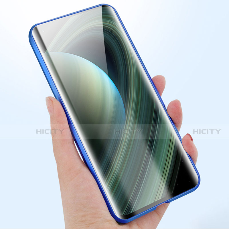 Custodia Lusso Alluminio Laterale Specchio 360 Gradi Cover M03 per Xiaomi Mi 10 Ultra