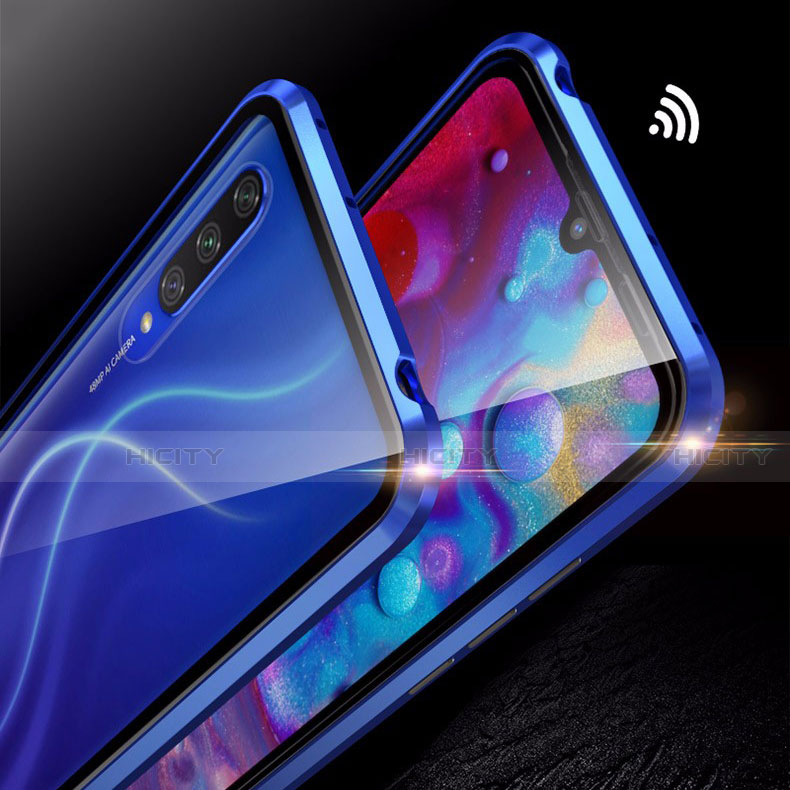 Custodia Lusso Alluminio Laterale Specchio 360 Gradi Cover M03 per Xiaomi Mi A3