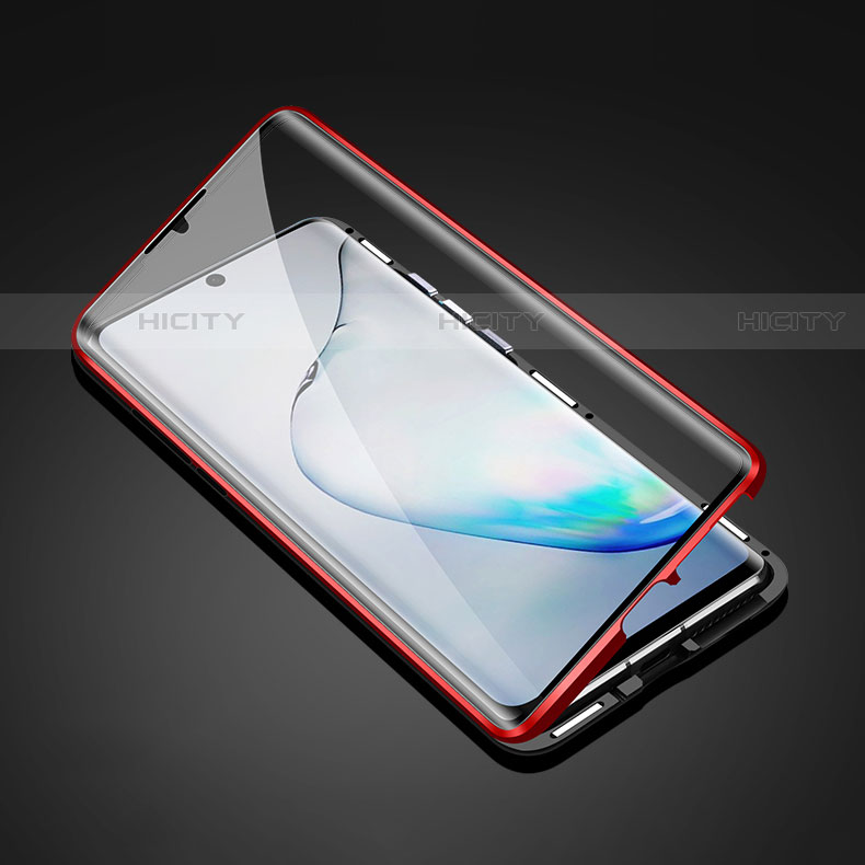 Custodia Lusso Alluminio Laterale Specchio 360 Gradi Cover M05 per Samsung Galaxy Note 10 Plus 5G
