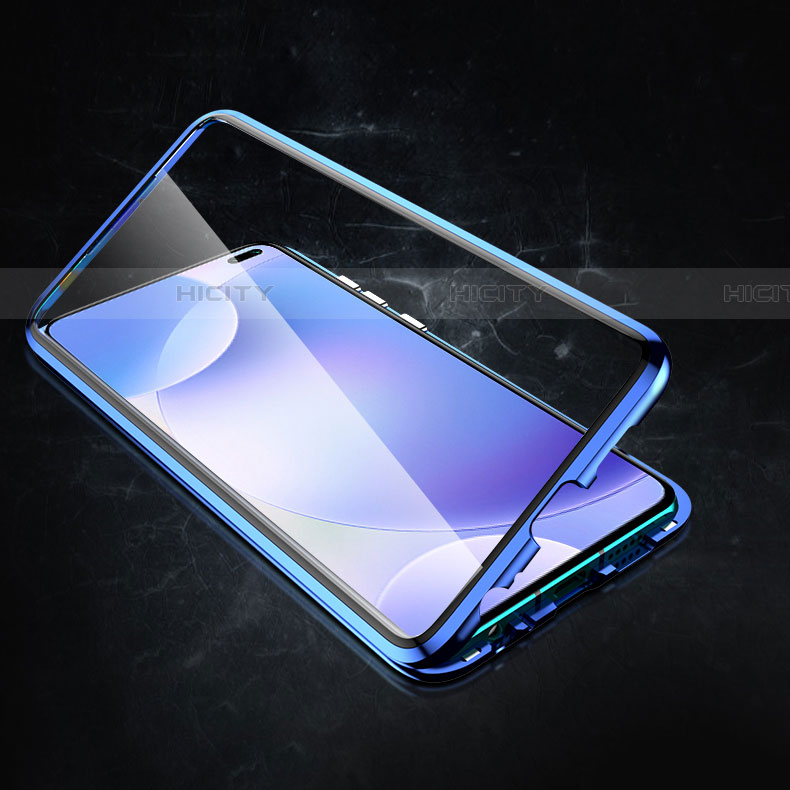 Custodia Lusso Alluminio Laterale Specchio 360 Gradi Cover M05 per Xiaomi Redmi K30i 5G