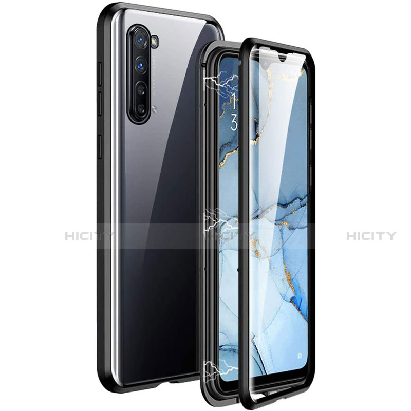 Custodia Lusso Alluminio Laterale Specchio 360 Gradi Cover M06 per Oppo K7 5G