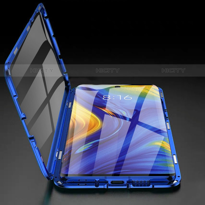 Custodia Lusso Alluminio Laterale Specchio 360 Gradi Cover M07 per Samsung Galaxy Note 10