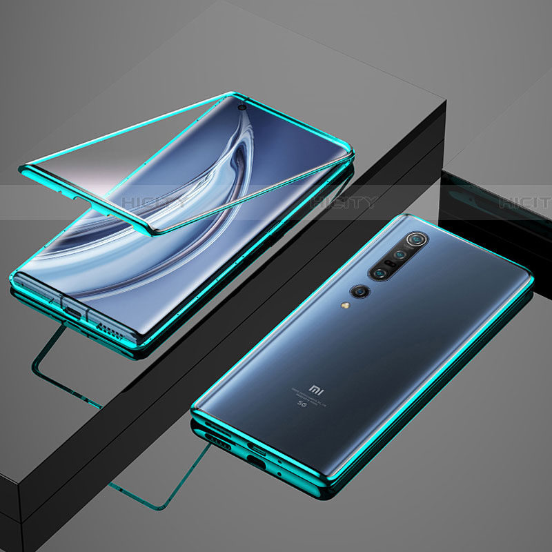 Custodia Lusso Alluminio Laterale Specchio 360 Gradi Cover M07 per Xiaomi Mi 10 Pro