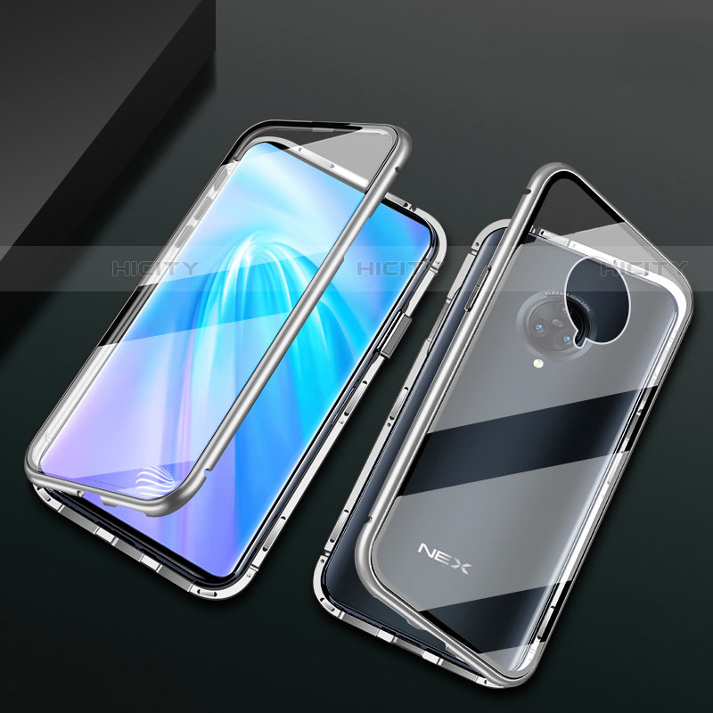 Custodia Lusso Alluminio Laterale Specchio 360 Gradi Cover M10 per Vivo Nex 3