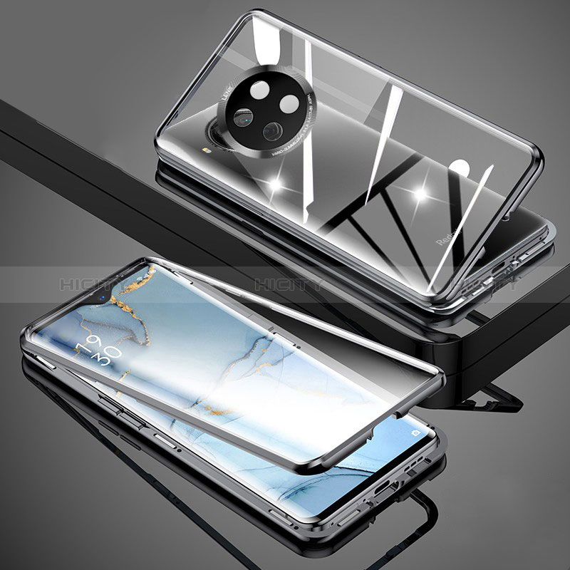 Custodia Lusso Alluminio Laterale Specchio 360 Gradi Cover P02 per Xiaomi Mi 10i 5G