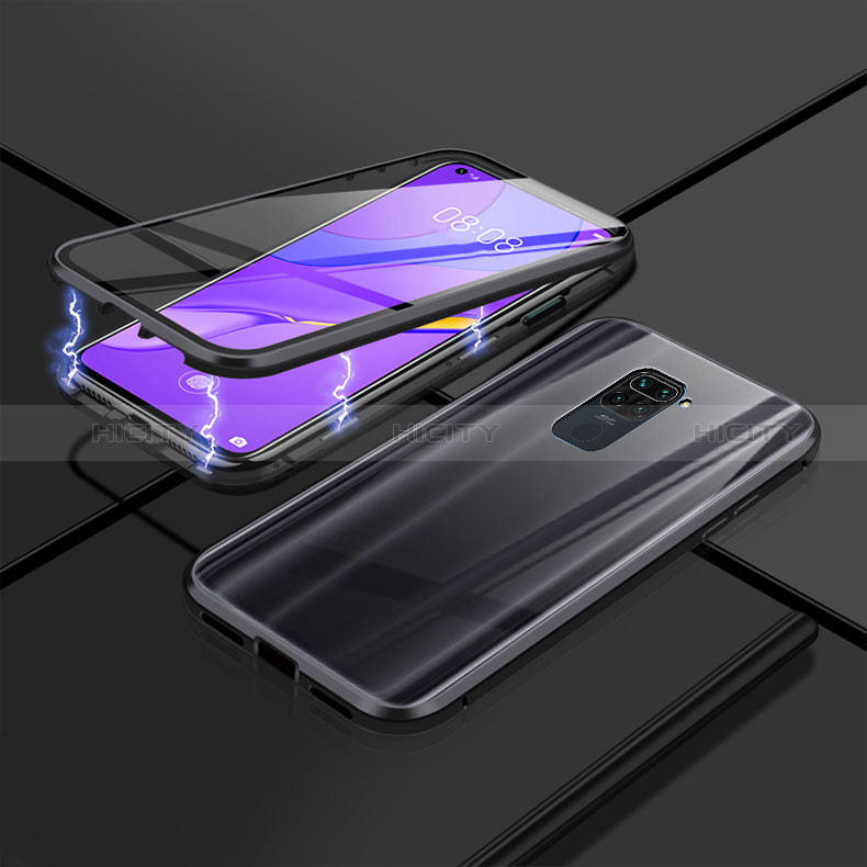 Custodia Lusso Alluminio Laterale Specchio 360 Gradi Cover P02 per Xiaomi Redmi 10X 5G
