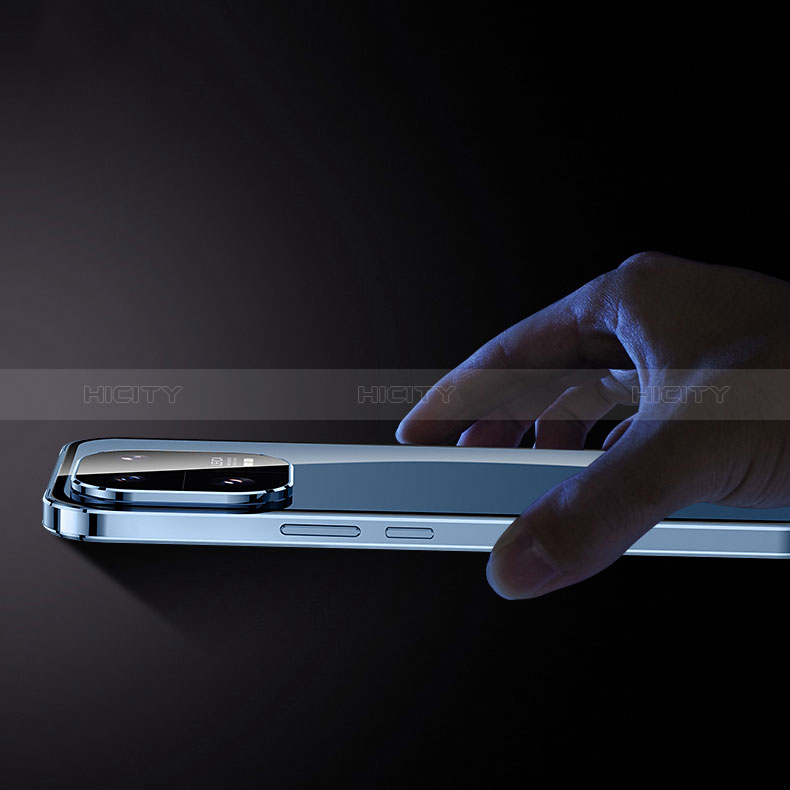 Custodia Lusso Alluminio Laterale Specchio 360 Gradi Cover P03 per Xiaomi Mi 13 5G